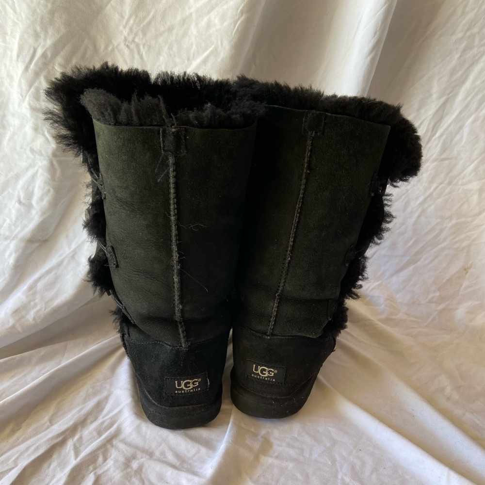 Ugg Bailey Button Tall Ugg Boot Black - image 5